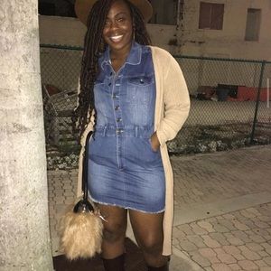 Fashion Nova Jean Dress Size 12/14